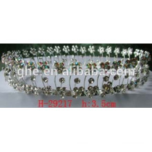 Silber Kristall Krone Großhandel Krone und Tiaras königlichen Krone Uhren China Brautkleider Tiara